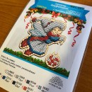 Дерев'яна іграшка янголя червоне